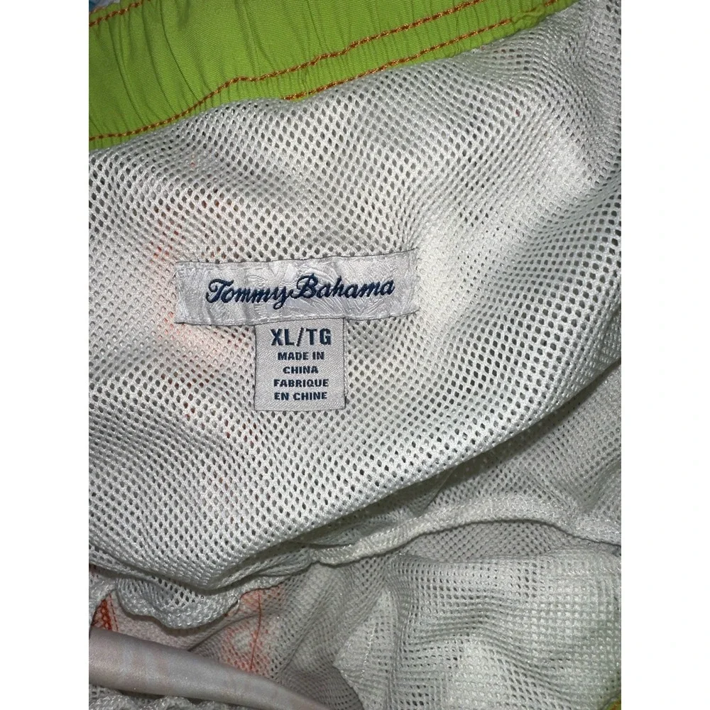 Tommy Bahama‎ XL Swim Trunks Lined Floral Hawaiian Sea Life Turtles